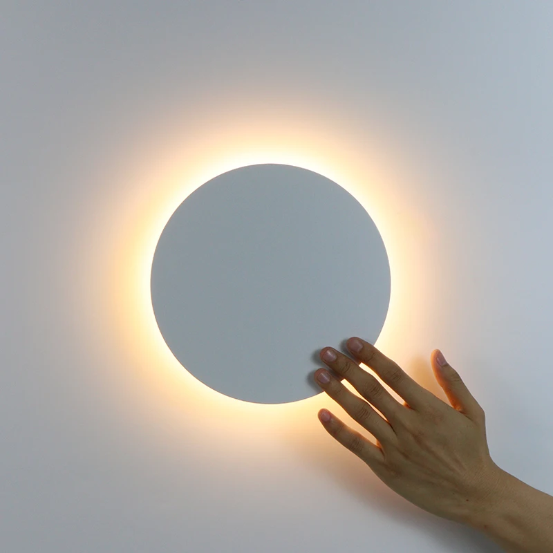 LED Wandleuchte mit Touch-Schalter Schlafzimmer Nachttisch Wandleuchte Innentreppenbeleuchtung Lampe Leuchte Eisen und Acryl Materialien AC220V