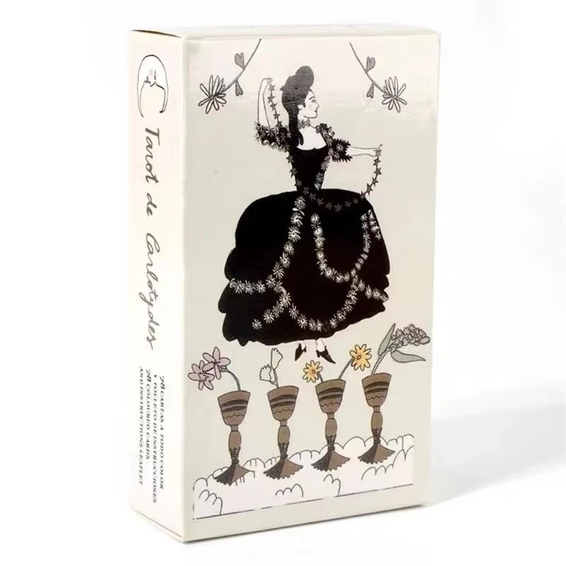 Tarot de Carlotydes Shadowland Tarot Mystery 78-Kartendeck Tarot mit PDF-Leitfaden Anfänger Wahrsagerei Magie Alchemie Mondphase Image