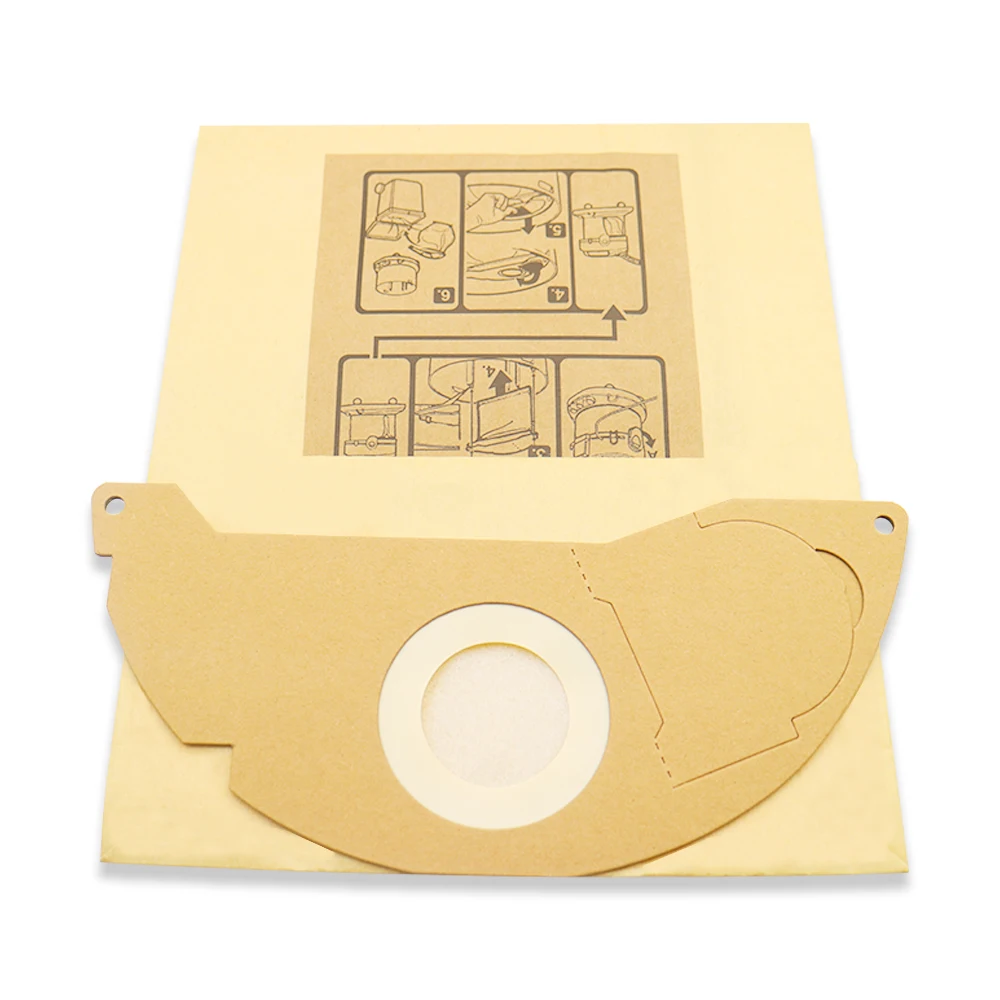Ersatz staubsauger beutel für karcher a2000 2003 2004 2014 2024 2054 2064 2074 s2500 wd2200 2210 2240 Image