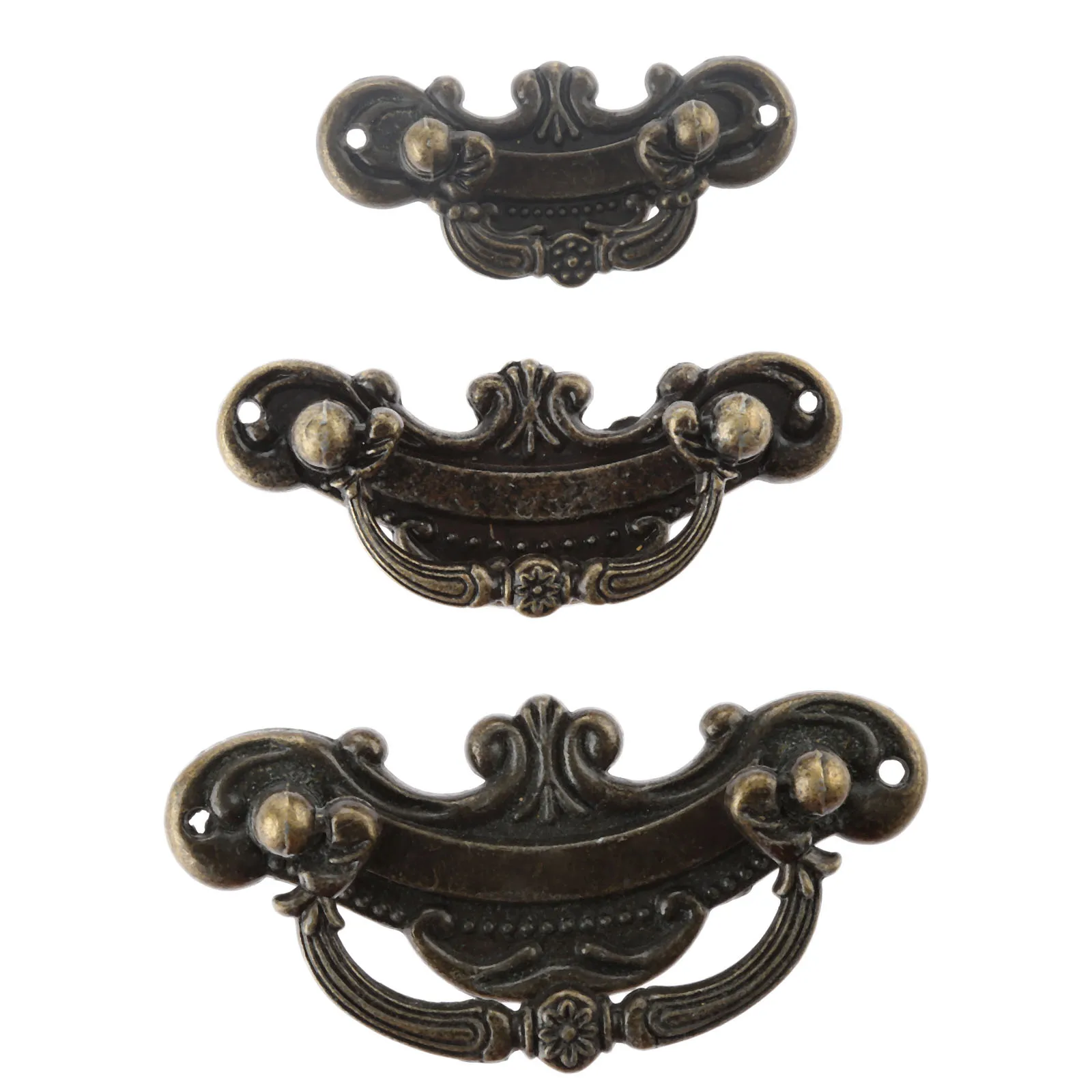 DRELD Antike Möbel Griff Vintage Schublade Schränke Knöpfe und Griffe Tür Schrank Griffe Küche Pull Möbel Armaturen