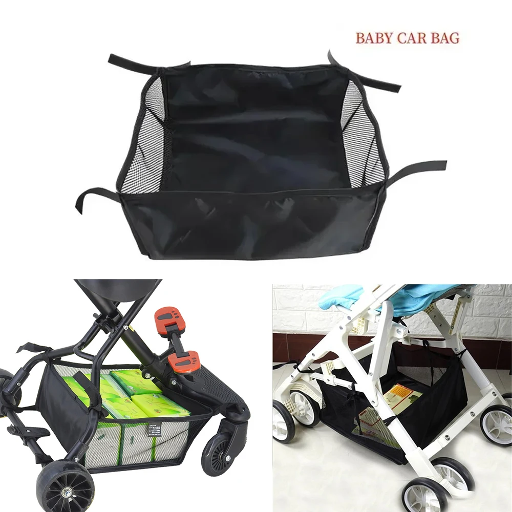 35 * 38 cm tragbare Aufbewahrungstasche für den Kinderwagen, Aufbewahrungskorb für Kinderwagen, universelles Zubehör für Kinderwagen