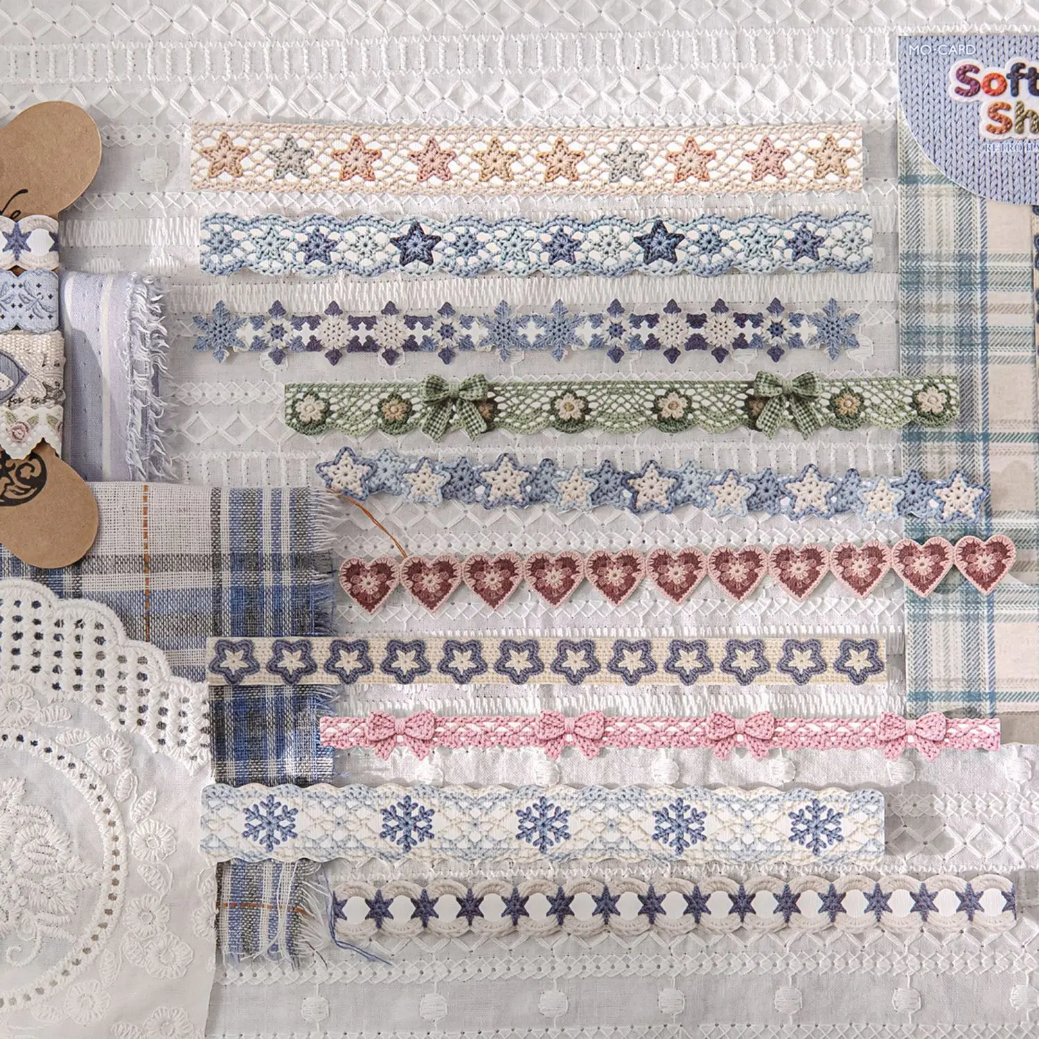 20 Stück Kawaii-Briefpapieraufkleber, handgefertigt, mit Haken und Blumen, Junk Journal, Planer, dekorativer Aufkleber, Scrapbooking Image