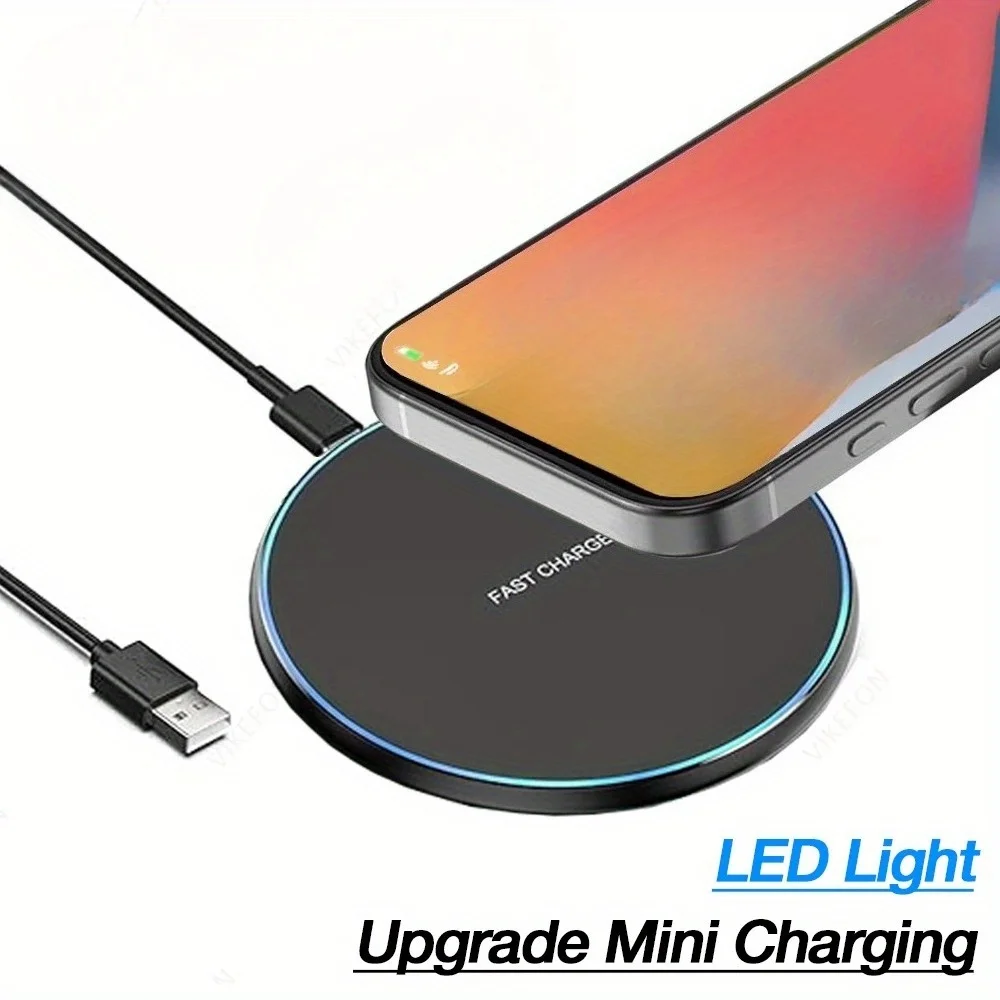Kabelloses Ladegerät und Ladestation für iPhone 17~12 Pro Max X, Samsung S25 S24 S23, Xiaomi 15 – Schnelle Ladestation für den Schreibtisch Image