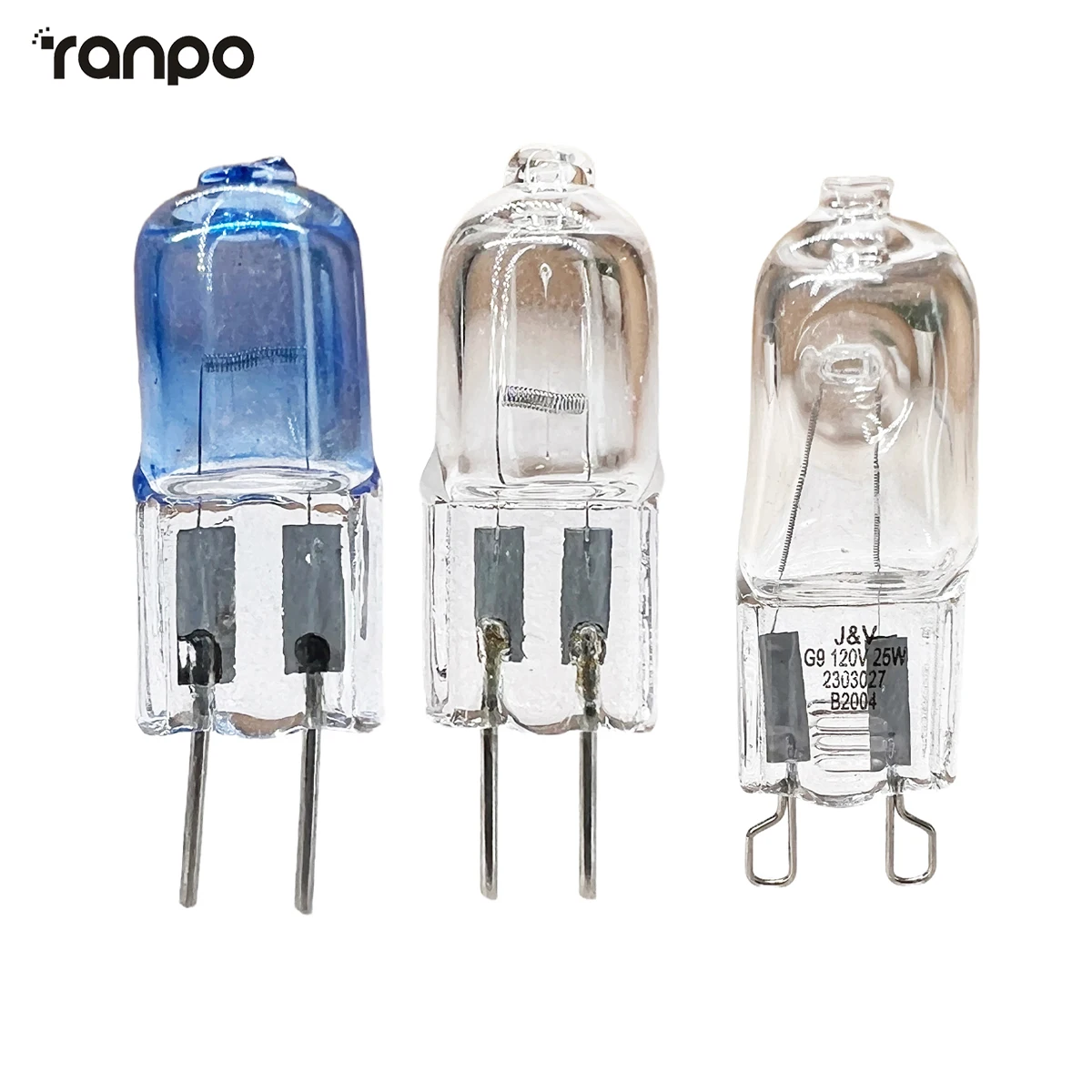 10Pcs Mini G4 G5.3 G9 Halogen Glühbirne JC Typ DC 12V 220V 20W 28W 35W 40W 60W Für Kristall Kronleuchter Kapsel Lampe Warm Weiß