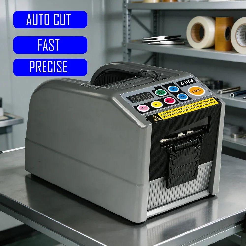 Dispenser Automatico di Nastro Adesivo, Macchina Elettrica per Taglio Nastro, Lunghezza Regolabile, Taglierina Automatica per Nastro Adesivo per Imballaggio, Fabbrica, Ufficio