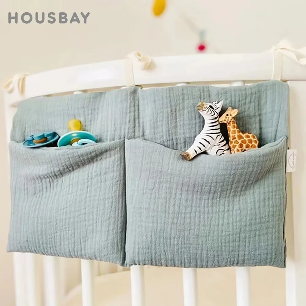 Baby Krippe Hängen Tasche Für Spielzeug Lagerung Tasche Schlafzimmer Zubehör Kinder Bett Stoßstange Bettwäsche Set Windel Tasche Baby Zimmer Dekoration