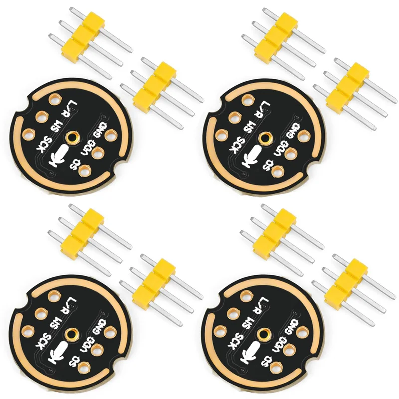 B63B-INMP441 Omnidirektionales Mikrofonmodul MEMS Hochpräzise I2S-Schnittstelle mit geringem Stromverbrauch unterstützt ESP32 Image