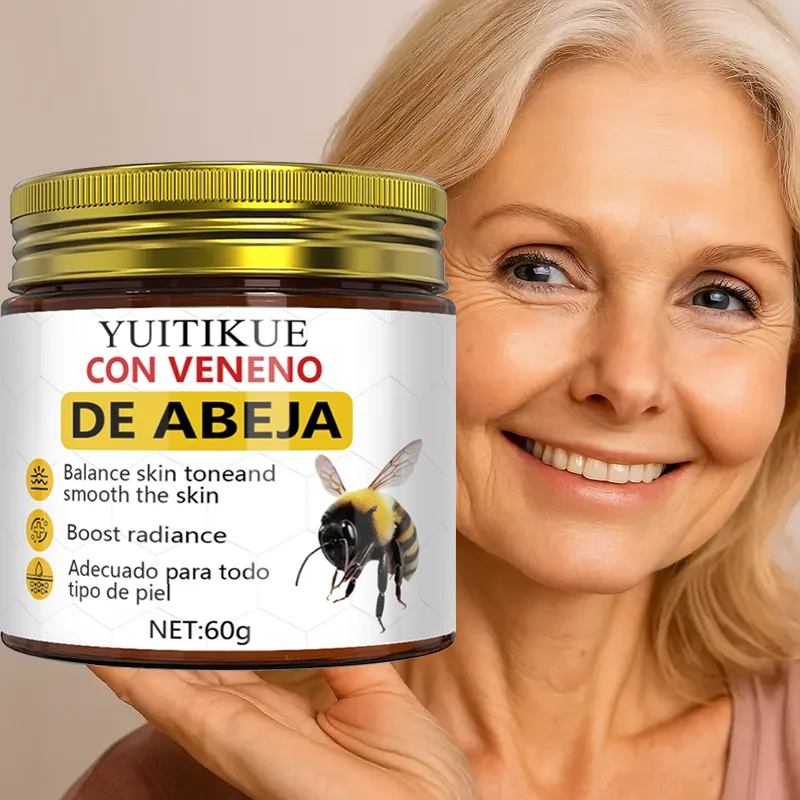 YUITIKUE Bienengift-Gesichtscreme, gleicht den Hautton aus, glättet die Haut und steigert die Ausstrahlung für alle Hauttypen 60g Image