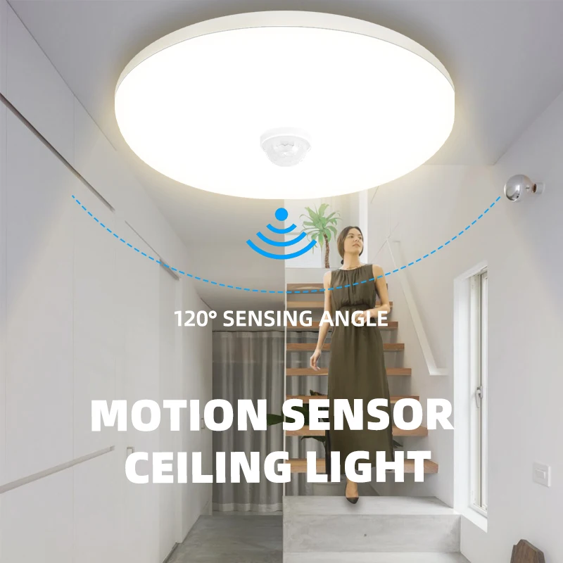 Led-deckenleuchte Motion Sensor Nachtlicht 110V 220V Smart Decke Licht Innen für Wohnzimmer Badezimmer Flur decke Beleuchtung