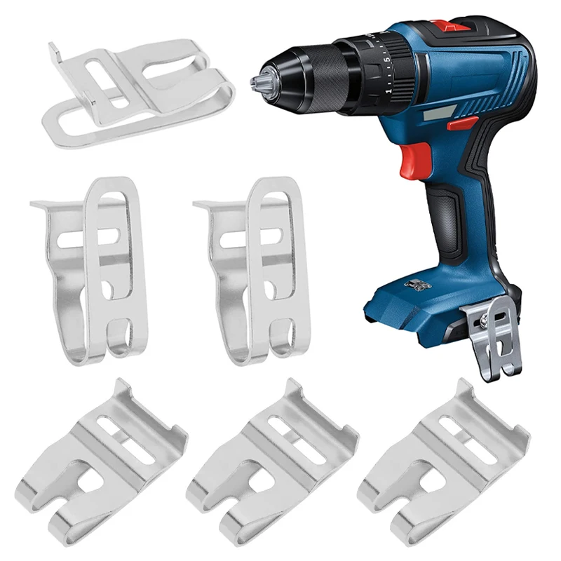 1/2/3PCS Gürtel Haken Elektrische Bohrer Gürtel Clip Haken für Bosch 18V Akku-bohrschrauber Werkzeuge schlagschrauber Power Werkzeuge Zubehör Image