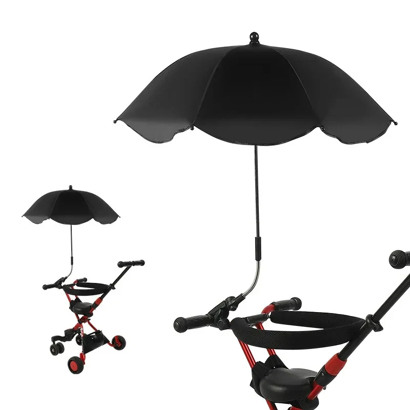Universeller Baby-Kinderwagen-Sonnenschirm, verstellbarer Sonnenschutz, UV-Sonnenschutz für Kinderwagen-Zubehör, Sonnenschutz, tragbarer Sonnenschirm