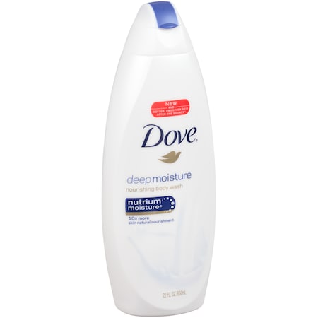DOVE 68450 Deep Moisture Body Wash 22 fl. oz. Bottle, PK4