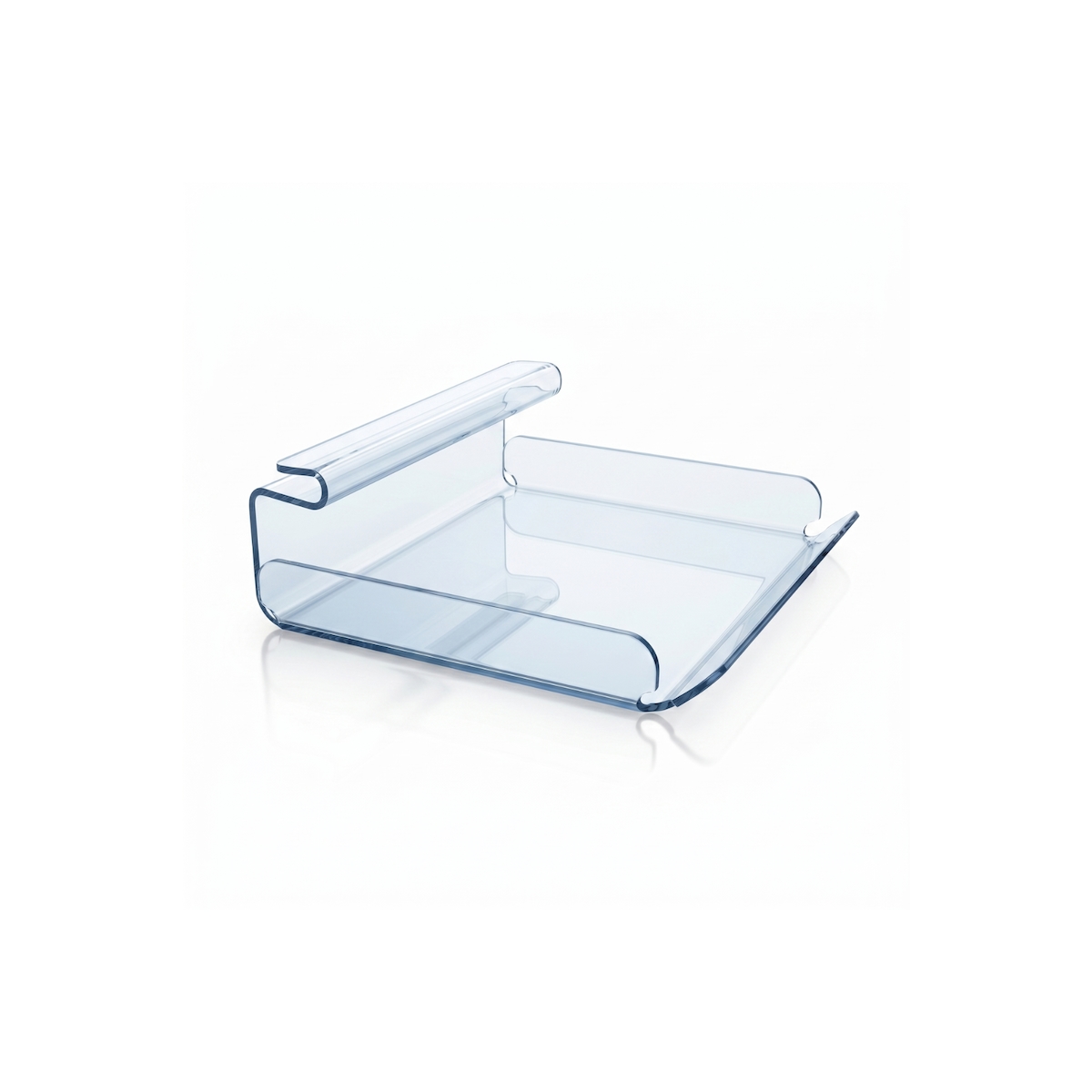 Fettpapierhalter PET klar, zum Klemmen, Maße außen: 246 x 213 x 78 mm, Maße innen: 235 x 180 x 30 mm Image