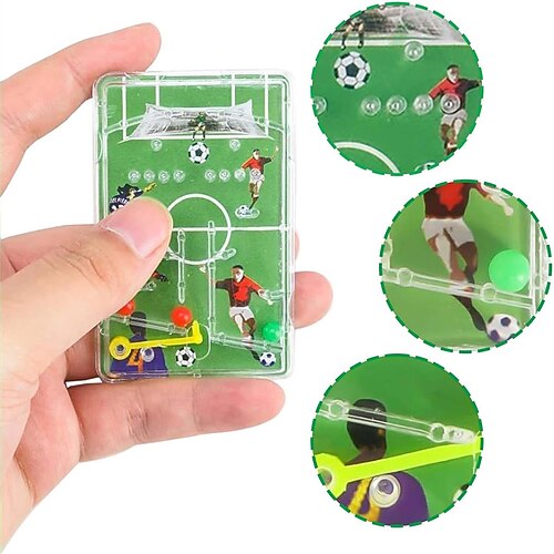 80-teiliges Fußball-Flipper-Spiel für Kinder, Mini-Handlabyrinth-Spielzeug für Fußballpartys, Mitgebsel, Sport-Geburtstagsgeschenke, Belohnungen im Klassenzimmer, Piñata-Füllung für Jungen und Mädchen