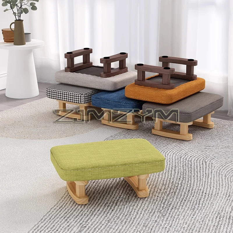 Kreative Kleine Holz Stuhl Haushalt Schuh Ändern Hocker Sofa Wohnzimmer Fuß Rest Hocker Tee Tisch Badezimmer Fußhocker