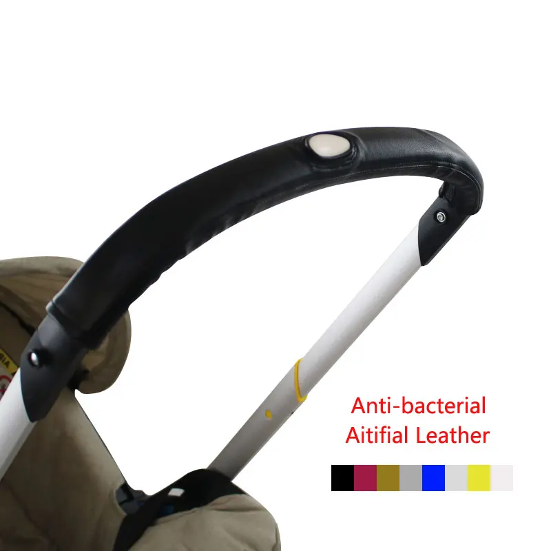 Baby Kinderwagen Griff bar Abdeckung fit Für Donna/Doona Kinderwagen Pu Schutzhülle Abdeckung Armlehne Abdeckungen Griff kinderwagen Zubehör Image