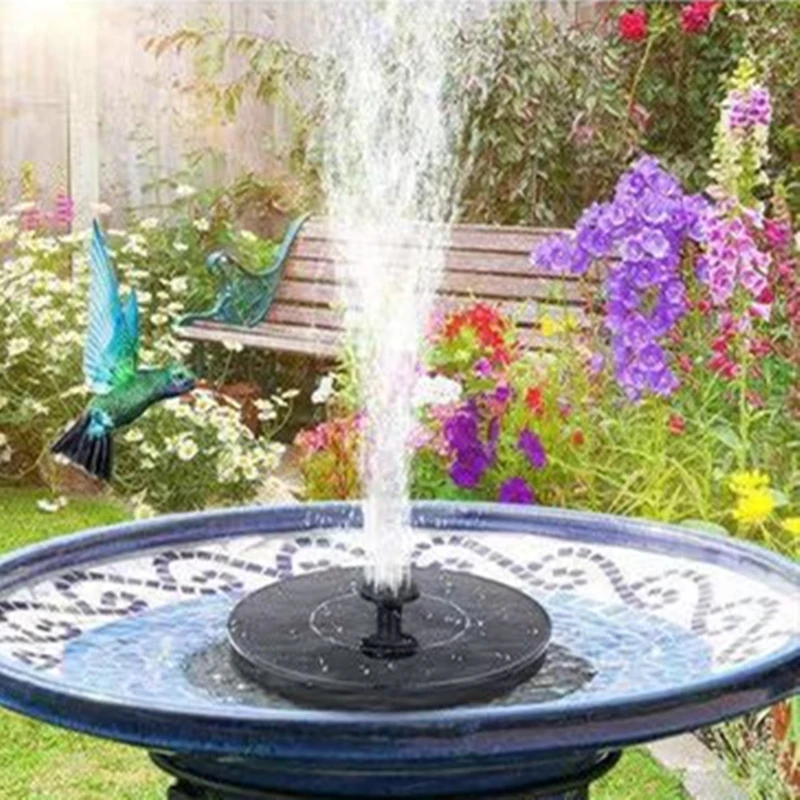 Mini Solar Wasser Brunnen Pool Teich Wasserfall Brunnen Garten Dekoration Outdoor Vogel Bad Solar Powered Brunnen Schwimmenden Wasser
