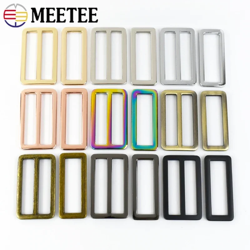 10P 20/25/32/38/50mm Metall Taschen Schnalle für Tasche Strap Ring Haken Gurtband Tri Glide Teller Verschluss Hundehalsband Schleife DIY Zubehör Image