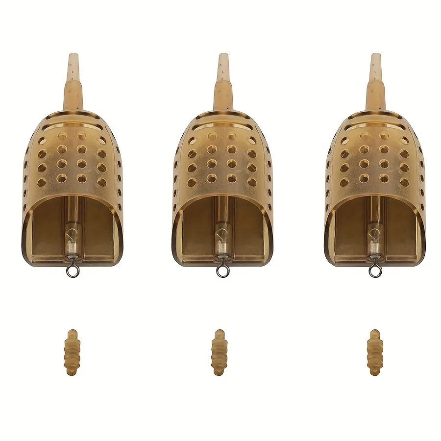Pellet-Feeder, Inline-Pellet-Feeder, Made-Feeder für Karpfenangeln und grob, 30 g, 40 g, 50 g Image