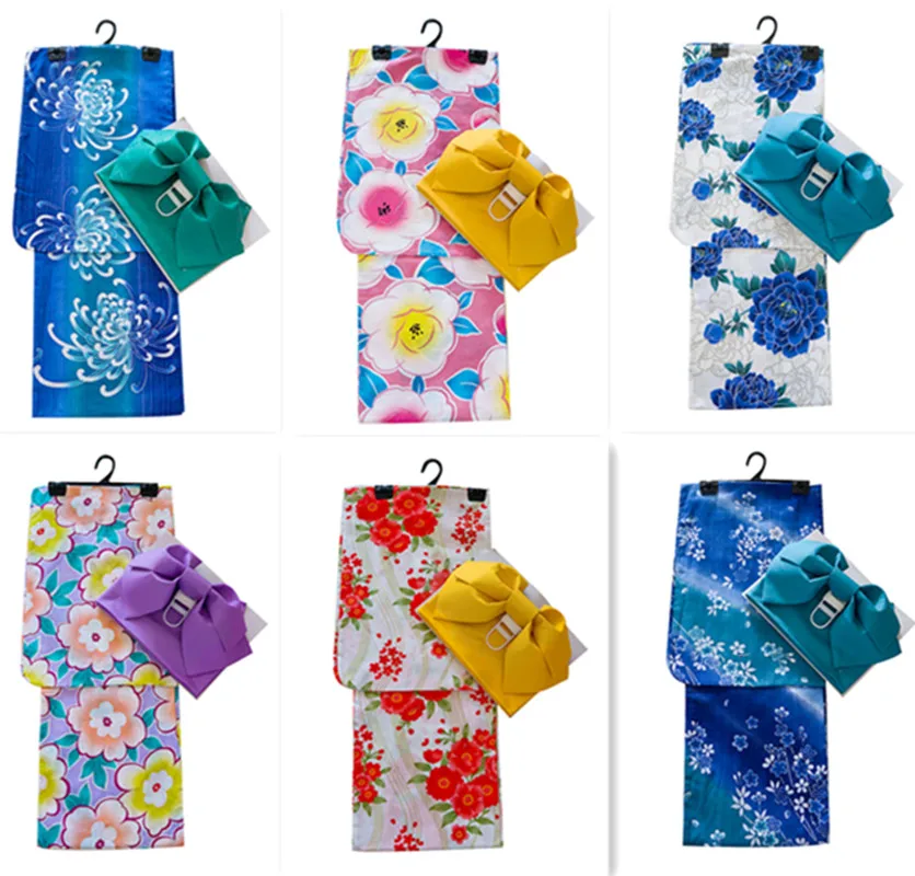 Japanischer traditioneller Kimono Yukata für Damen Neu eingetroffener Ausverkauf! Formelle Kleidung Feuerfest Reise Kimono Cosplay Image