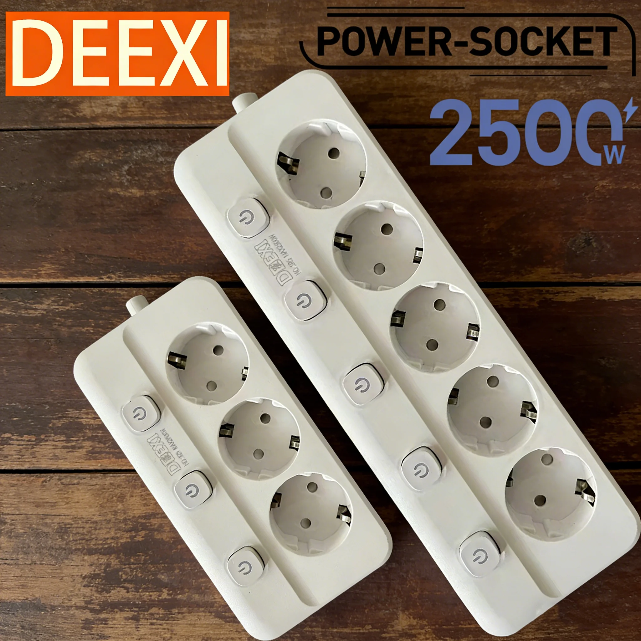 Steckdosenleiste EU-Stecker AC-Steckdosen Mehrfachsteckdose Verlängerungskabel Elektrisch Mit USB Typ C PD Schnellladung Netzwerkfilter Adapter Image