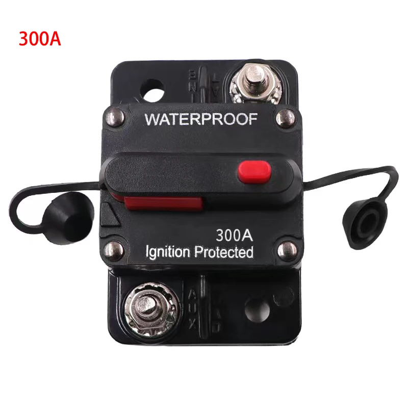 Marke 60a 100a 120a 150a 200a 300a Amp Leistungs schalter Sicherung zurück gesetzt 12-48V DC Auto Boot Auto wasserdicht Image