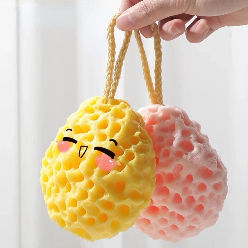 Weiche Mesh Dusche Schwamm Ball Nylon Baby Reinigung Pinsel Dusche Schaum Körper Reiniger Peeling Peeling Dusche Ball Badezimmer Produkte Image