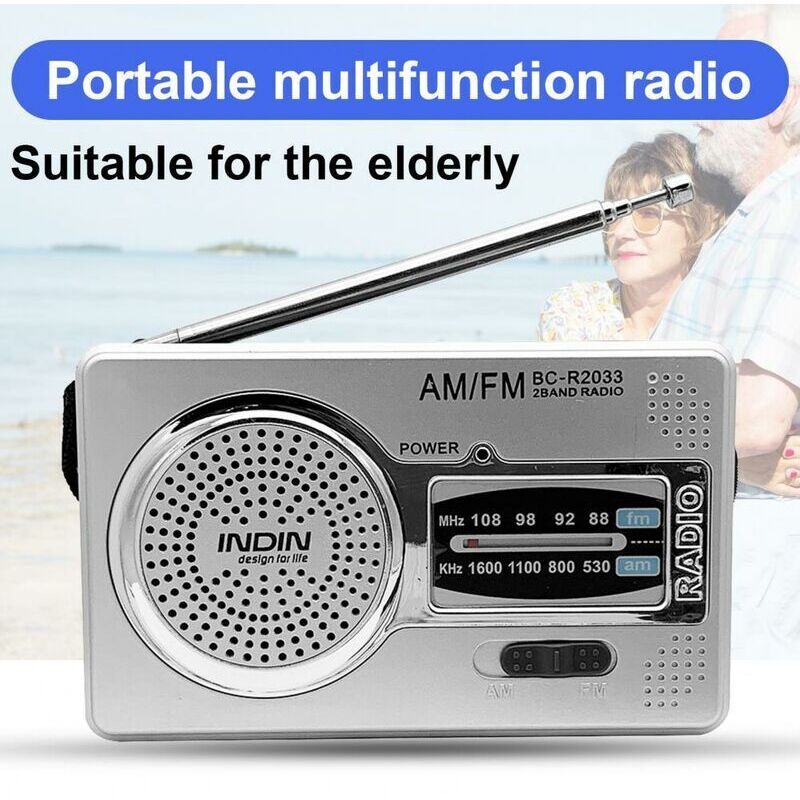 Radio Am Fm Antenna Telescopica Ricevitore Radio Portatile A Banda Intera Retro Fm World Pocket Radio Player Per Anziani