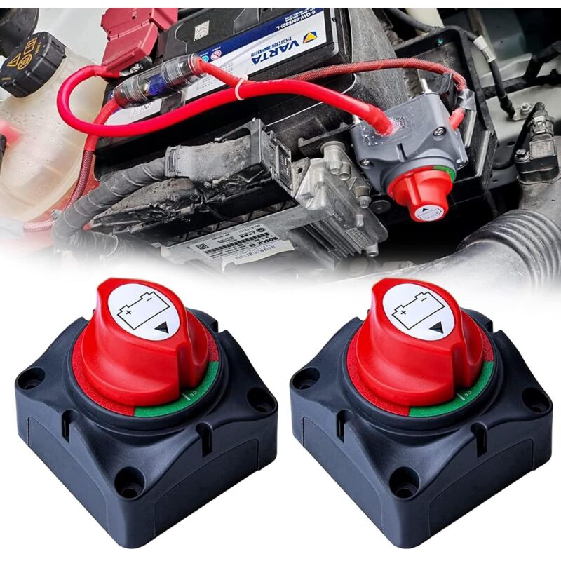 Dpzo - Pezzi 12v-24v/300a Interruttore Di Scollegamento Della Batteria Interruttore Di Isolamento Della Batteria, Interruttore Di Scollegamento Della Batteria Impermeabile Interruttore Di Isolamento Della Ba
