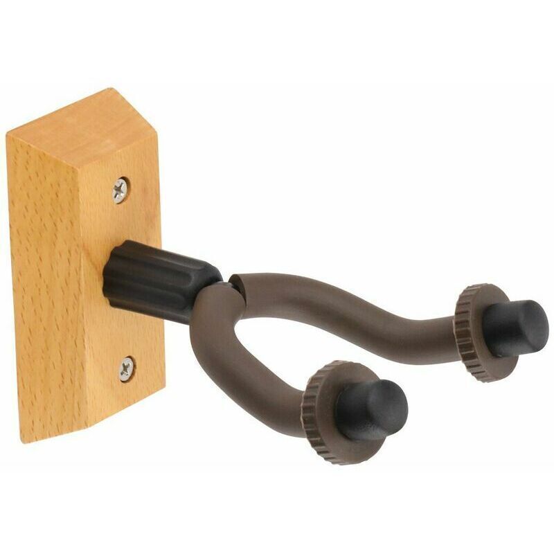 Supporto Da Parete Per Chitarra, Confezione Da 2, Gancio Per Chitarra, Girevole, Gancio Da Parete Per Chitarra In Legno Massello, Base In Faggio, Supporto Per Chitarra A Forma Di V, Per Chitarra Acust