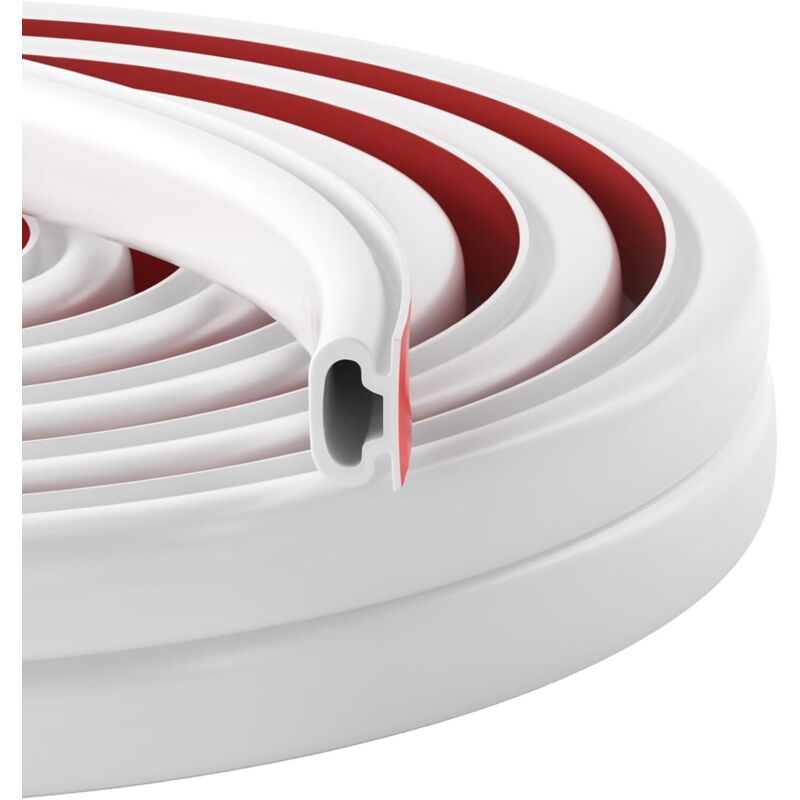 Guarnizione Per Porte E Finestre, Isolamento Acustico E Fonoassorbente, Guarnizione In Gomma A Forma Di D, Striscia Sigillante Termoisolante Anti-freddo Autoadesiva, Per Porta D'Ingresso, Finestra (bi