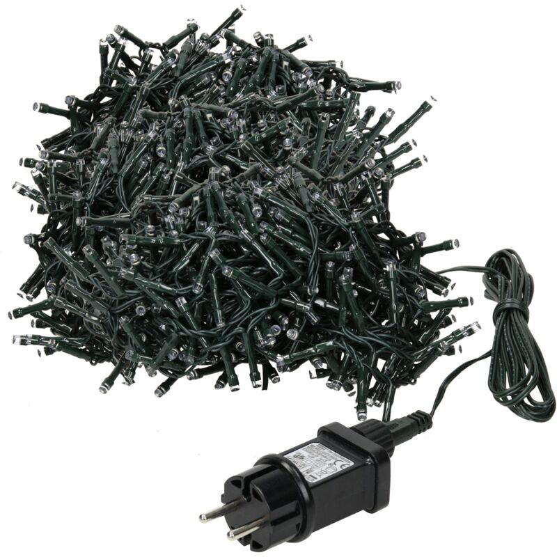 Ecd Germany Luci Di Natale Led 36 M 1800 Led Multifunzione 8 Modalità Con Timer Luci Natalizie Per Interni Ed Esterni Impermeabili Ip44 Catena Luminosa A Grappolo Per Albero Di Natale 230v Con Spina