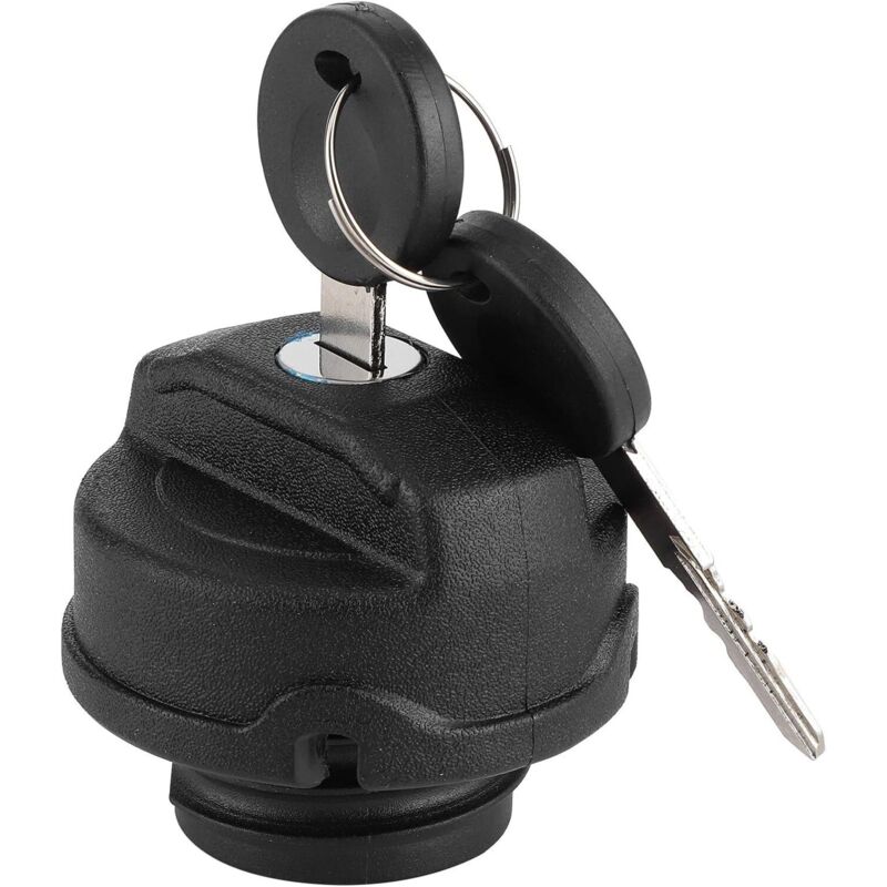 Tappo Del Serbatoio Del Carburante, Tappo Di Riempimento Del Serbatoio Del Carburante, Coperchio Della Serratura Della Benzina In Abs Nero Adatto Per Maggiolino/polo/caddy Con 2 Chiavi