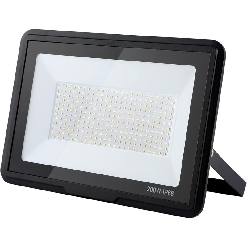 Proiettore A Led Per Esterni, Faretto A Led Per Esterni Da 200 W 25000 Lm, Proiettore A Led Per Esterni Da 6000 K, Illuminazione Di Sicurezza Impermeabile Ip66 Per Giardino, Garage, Cortile, Parcheggi