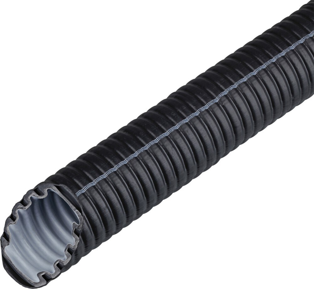 50 Mtr. Fränkische Kunststoff-Wellrohr mittel FFKuS-EM-F-LS0H 20sw 25510020 Image