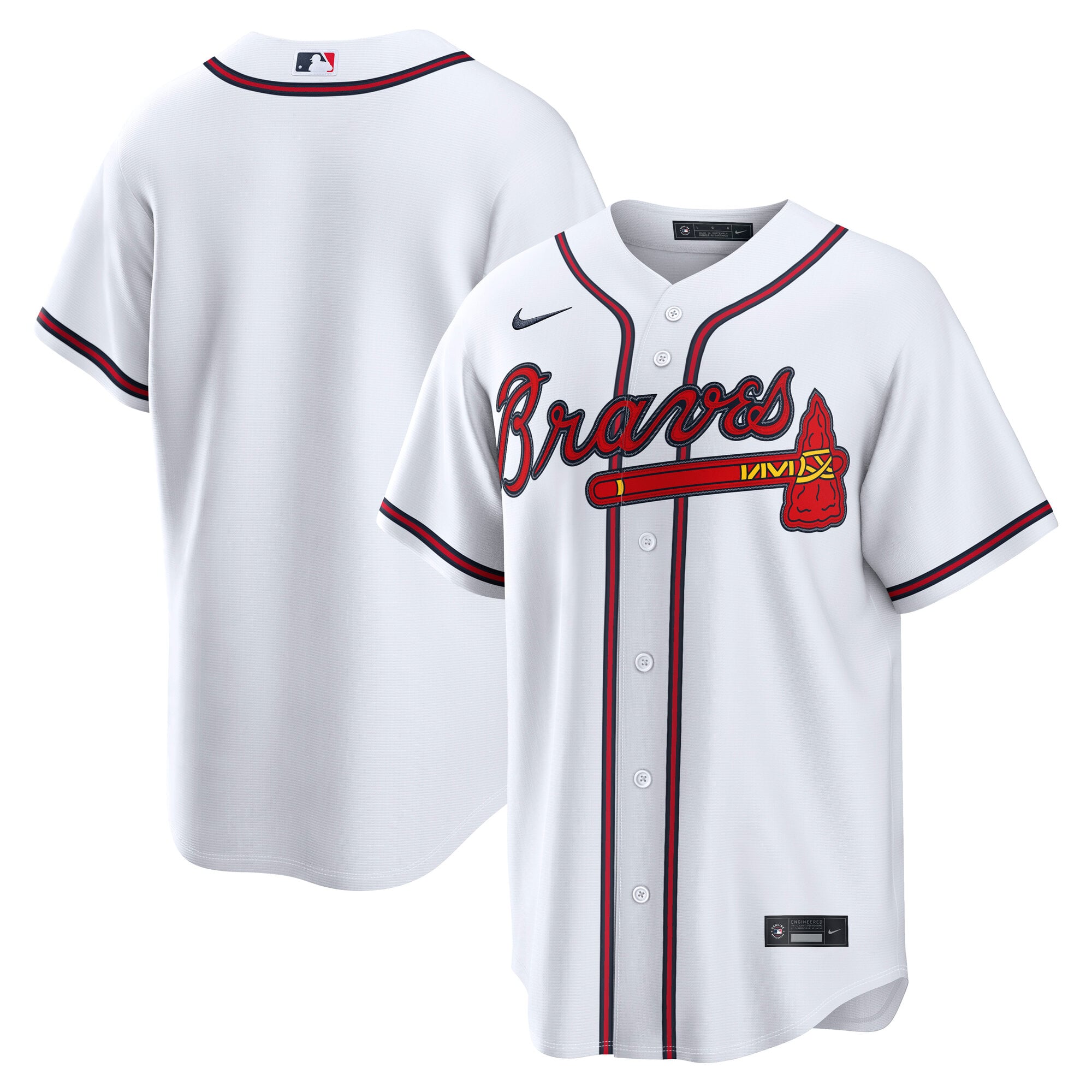 Atlanta Braves Nike MLB Replica Heimtrikot – Herren