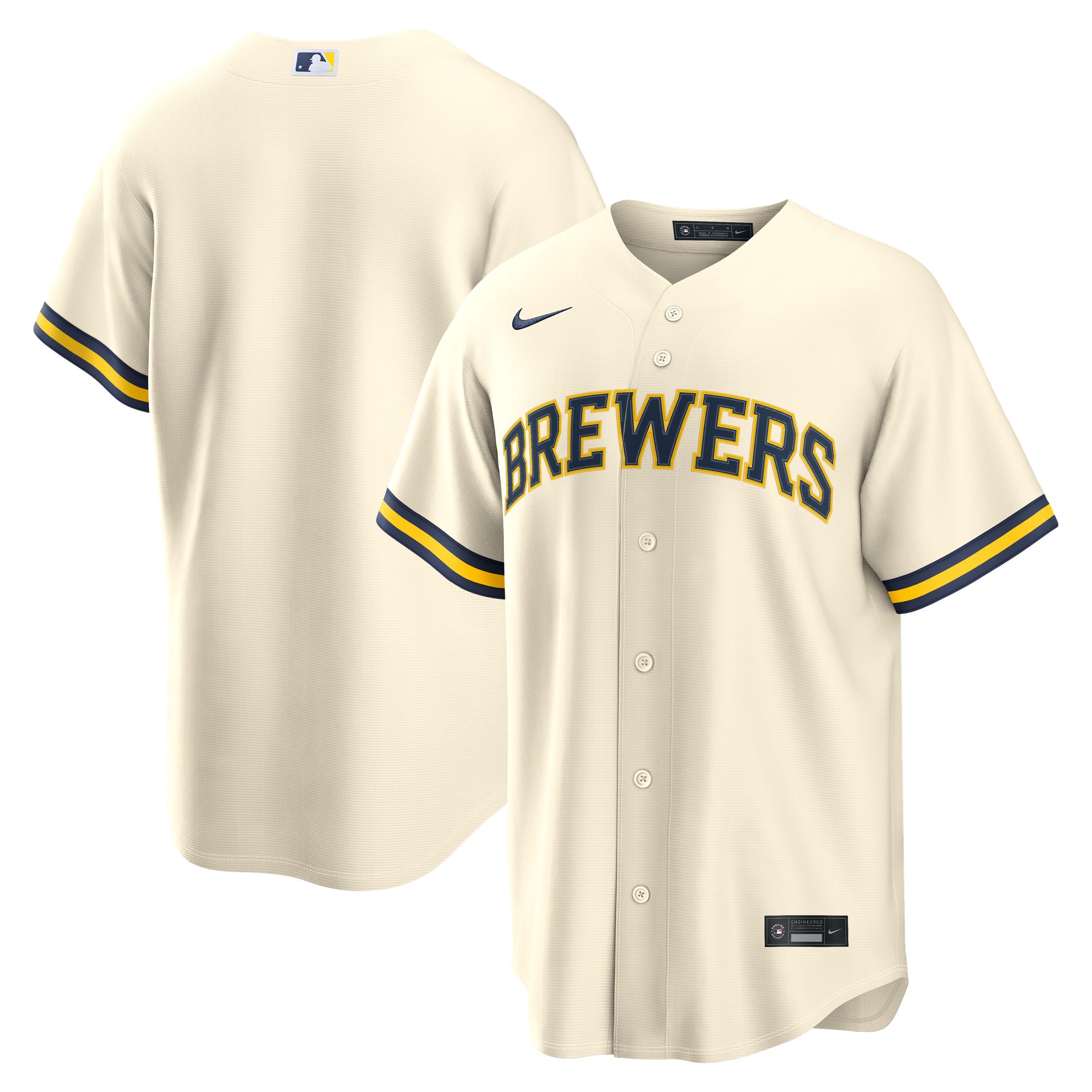 Milwaukee Brewers Nike MLB Replica Heimtrikot – Herren