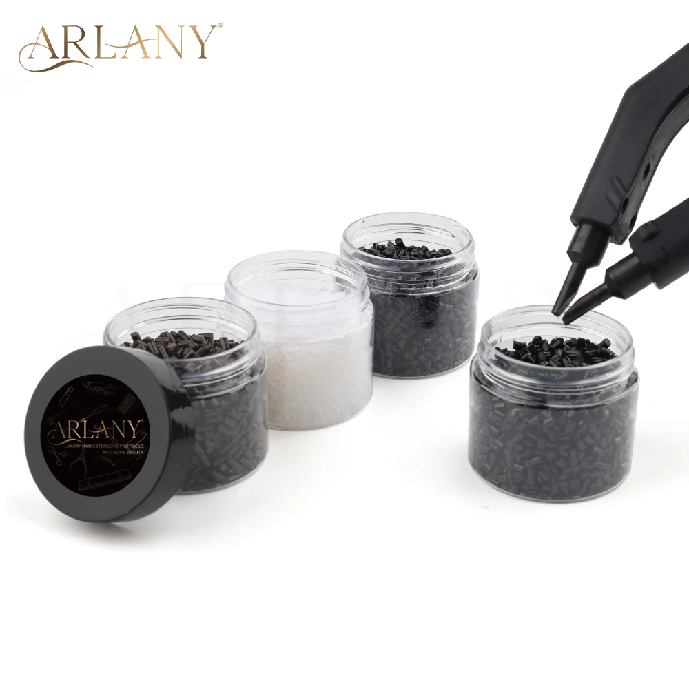 ARLANY 40g Keratin Kleber Granulat Pellets Haarverlängerung Granulat Perlen Fusion Keratin Kleber Perlen Herstellung von Perücken Keratin Extensions Image