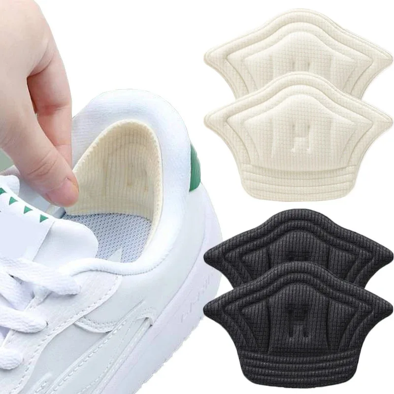 1–5 Paar Einlegesohlen für Schuhe, Patch-Fersenpolster für Schuhe, verstellbare Größe, Fußpolster, Einlegesohle, selbstklebender Rückenaufkleber, Schuheinlage, Einlegesohle Image