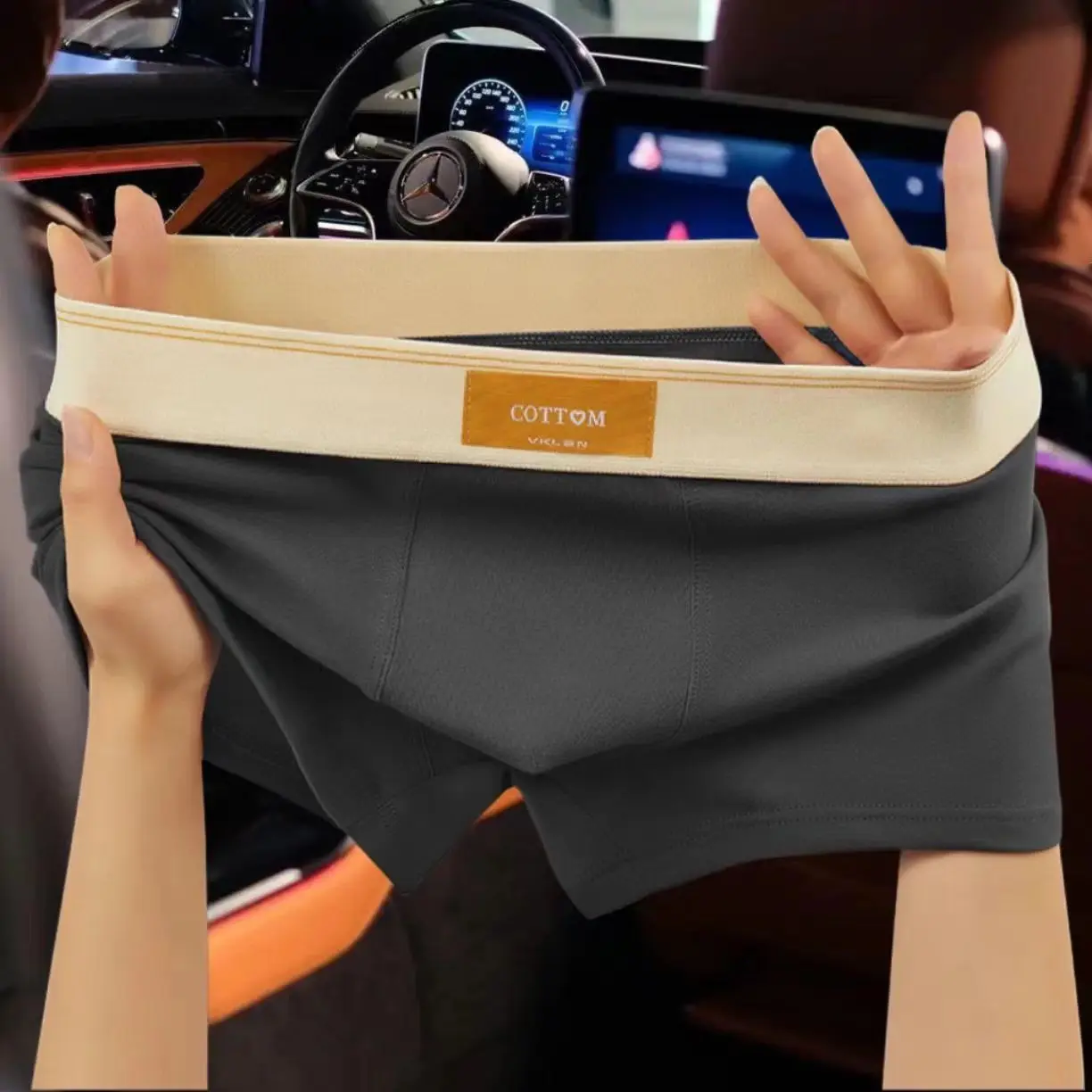 4 stücke Männer Unterwäsche Baumwolle BoxerShorts Hombre Höschen Mann Atmungsaktive Unterhose Sexy Sport Komfort Männliche Boxer Große Größe L-7XL