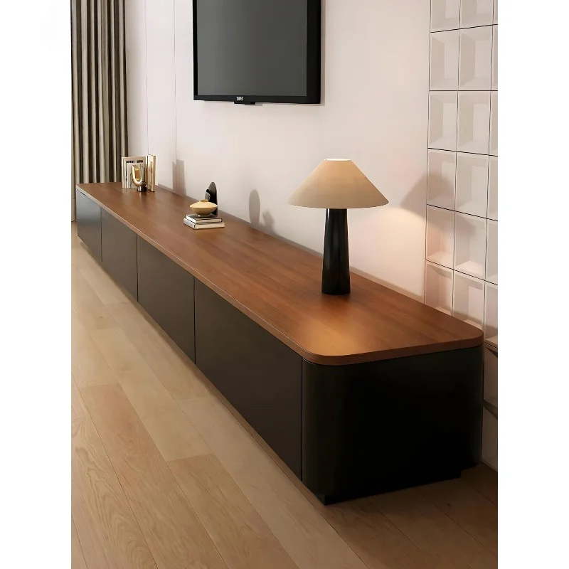 TV-Schrank für Zuhause, Wohnzimmer, luxuriöser Wohnraumstil, hochwertiges Design, antiker Couchtisch, TV-Bodenschrank-Kombination