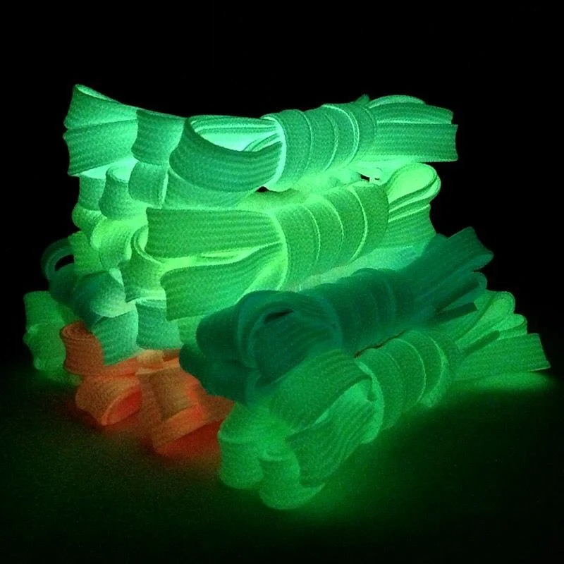 1 paar Leuchtende Schnürsenkel Turnschuhe Schnürsenkel Flache Schnürsenkel Flash Party Leuchtende Schnürsenkel Kinder Erwachsene Fluoreszierende Schnürsenkel Image
