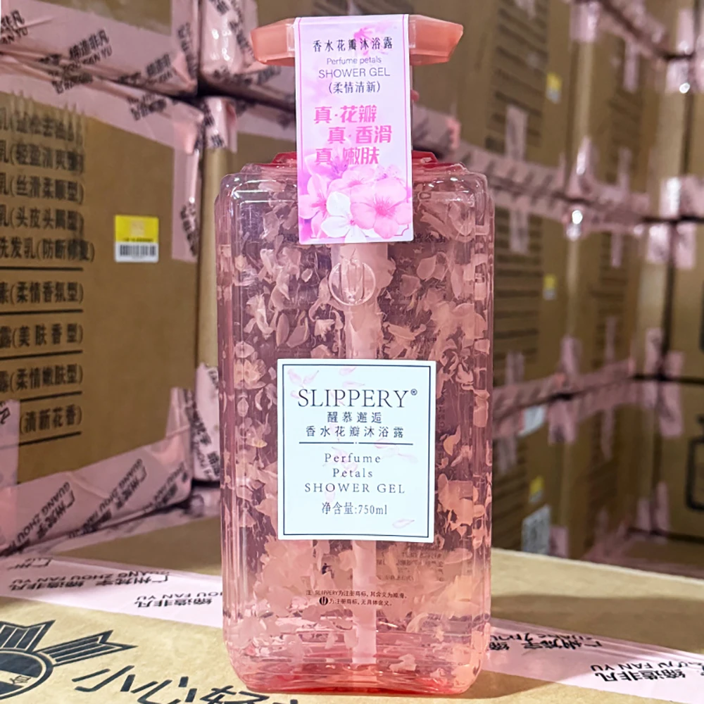 Parfum pétale douche Gels hydratant tendre lisse blanchissant corps lavage soin du corps contrôle de l