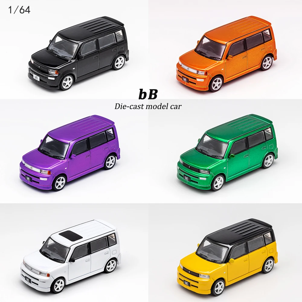 DCT 1/64 bB Modellauto Van K-Auto Oldtimer JDM Fahrzeug Diecast Car Collection Toy Station Fahrzeug mit Vitrine
