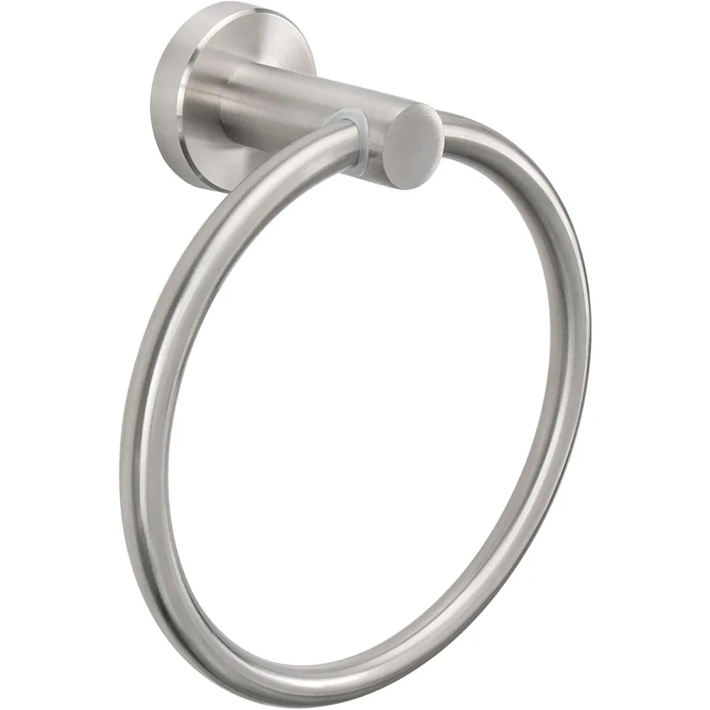 Support de serviette de bain moderne en acier inoxydable 304, anneau de suspension rond pour serviettes, accessoires de quincaillerie de salle de bain