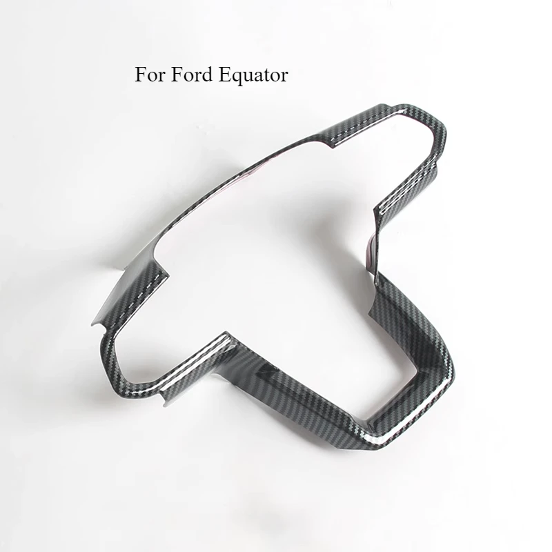 For Ford Equator Sport Steering Wheel Trim Cover - Premium Metal/ABS Decorative Frame Panel (For 2022-2024 Models)