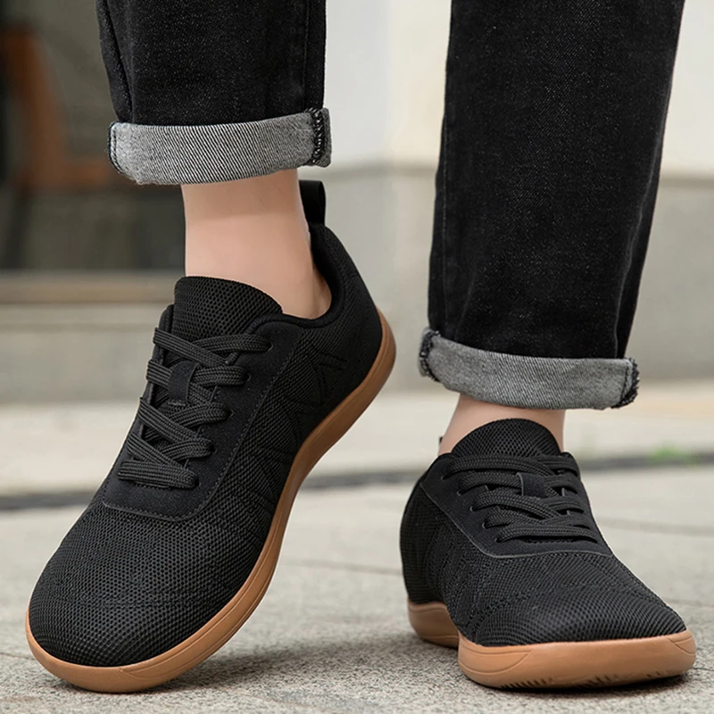 Herren- und Damen-Barfußschuhe, Neu 2026, Große Größen 36-45, für Outdoor-Gym-Training, Slow Running, Walking, Freizeit-Sportschuhe