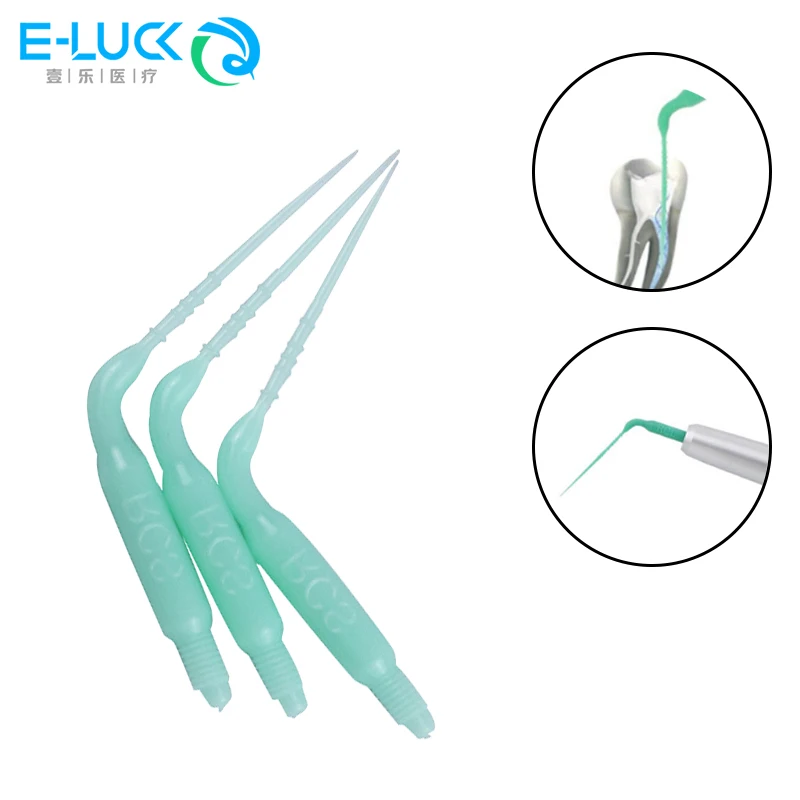 Dental Kunststoff Bewässerung Tipps Sonic Powered Endo Bewässerung Tipps Fit Für Zahnmedizin Air Scaler Handstück Labor Material Image
