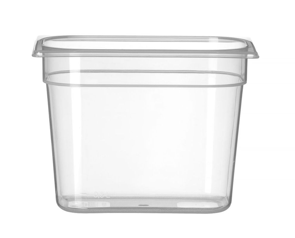 12x Gastronorm-Behälter 1/4,GN 1/4,4,5L,Transparent,265x162x(H)200mm Image