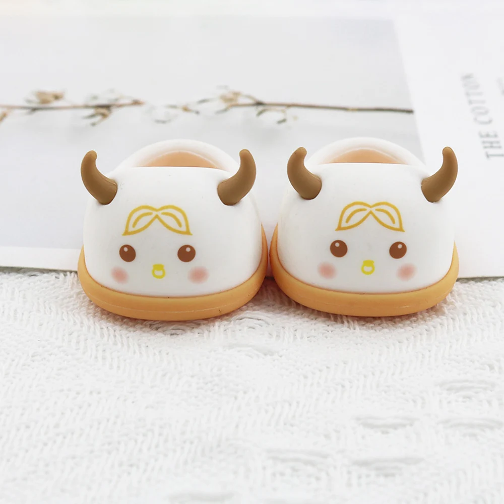 Für 15-20 cm Labubu Mini Puppe 4,5 CM Schuhe Hausschuhe Spielzeug Casual Schuhe Puppe Zubehör Für Labubu Dekoration